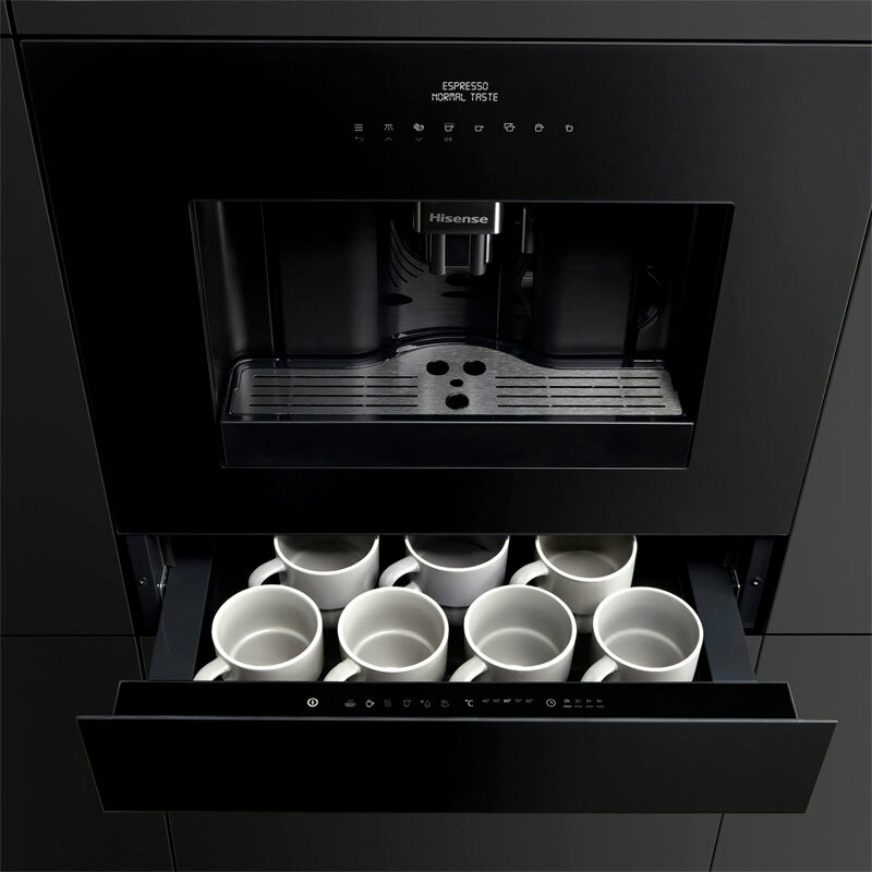 Cajón calientaplatos Hisense WDH14BG – Integrable, 20 L, Control táctil