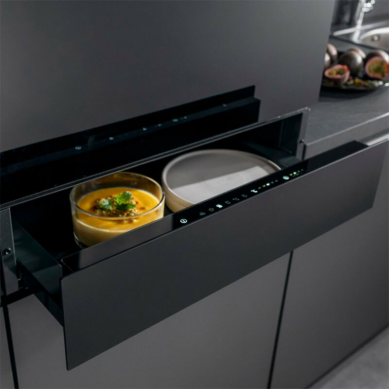 Cajón calientaplatos Hisense WDH14BG – Integrable, 20 L, Control táctil