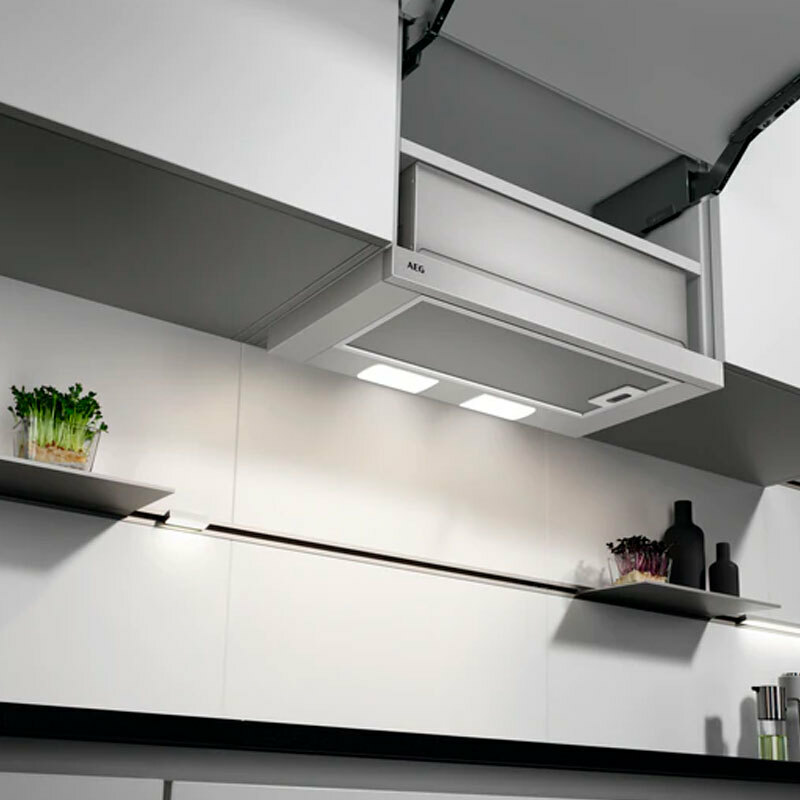 Campana telescópica AEG DPB3632S – 60 cm, 410 m³/h, Inox