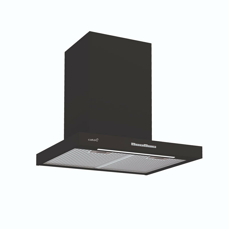 Campana decorativa Cata SYGMA 6010 BK – 802 m³/h, Clase A, LED regulable