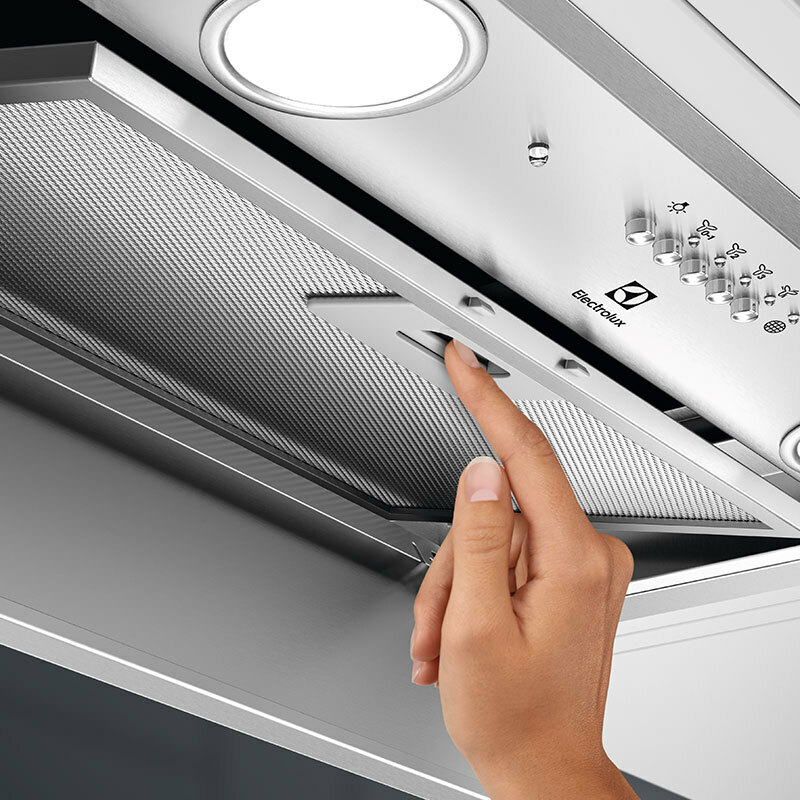 Campana extractora integrable Electrolux LFG516X – 600 m³/h, Inox antihuellas, Hob2Hood