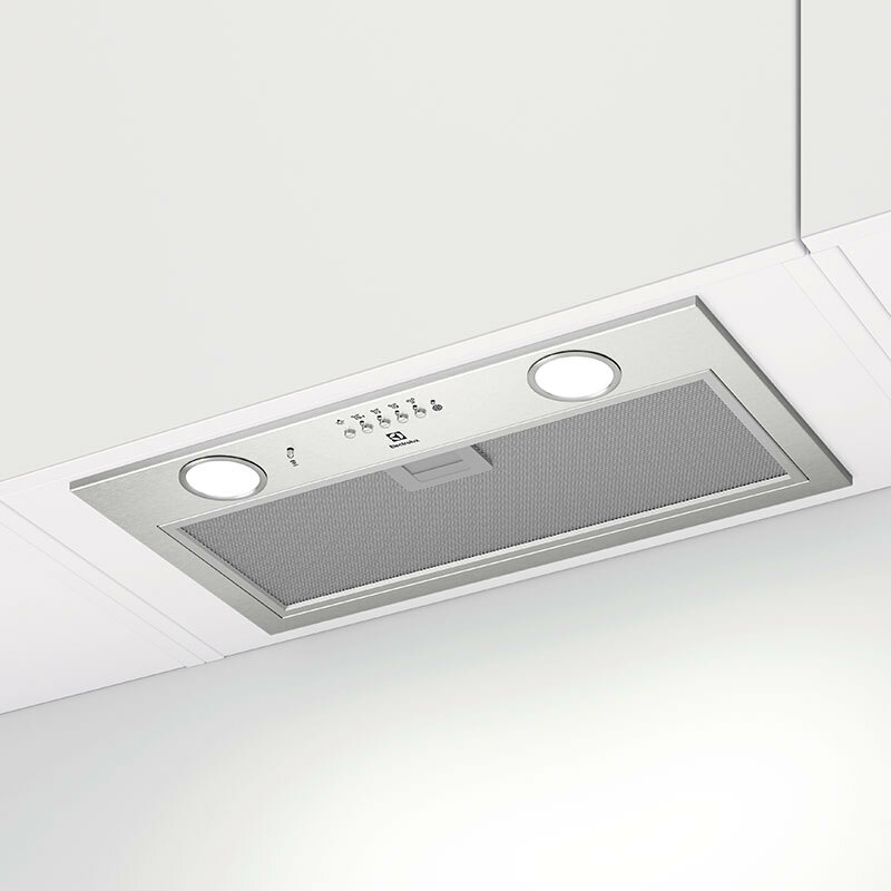 Campana extractora integrable Electrolux LFG516X – 600 m³/h, Inox antihuellas, Hob2Hood