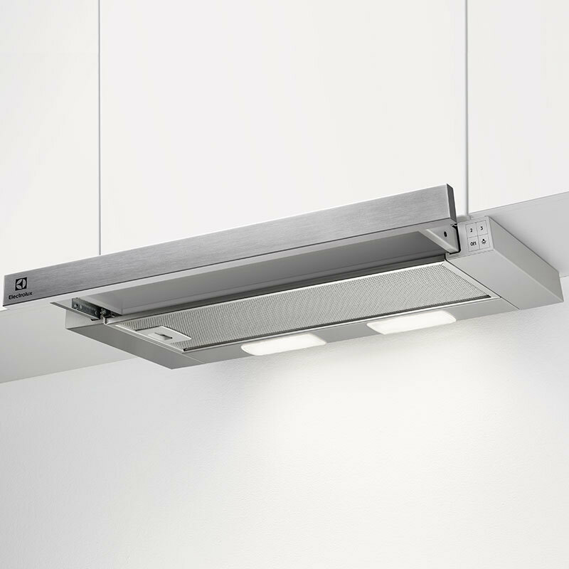 Campana telescópica Electrolux LFP226S – 60 cm, 330 m³/h, filtro aluminio lavable
