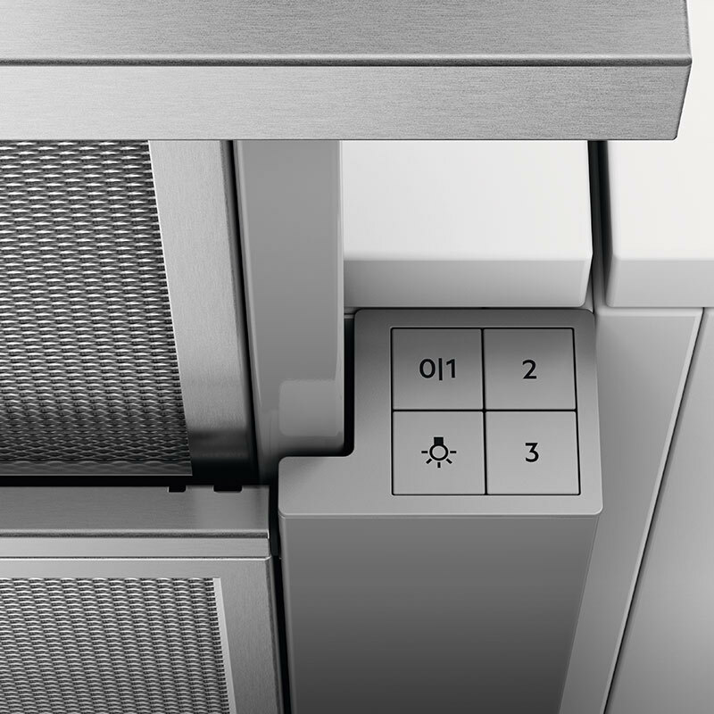 Campana telescópica Electrolux LFP416X – Bajo mueble, 440 m³/h, Inox