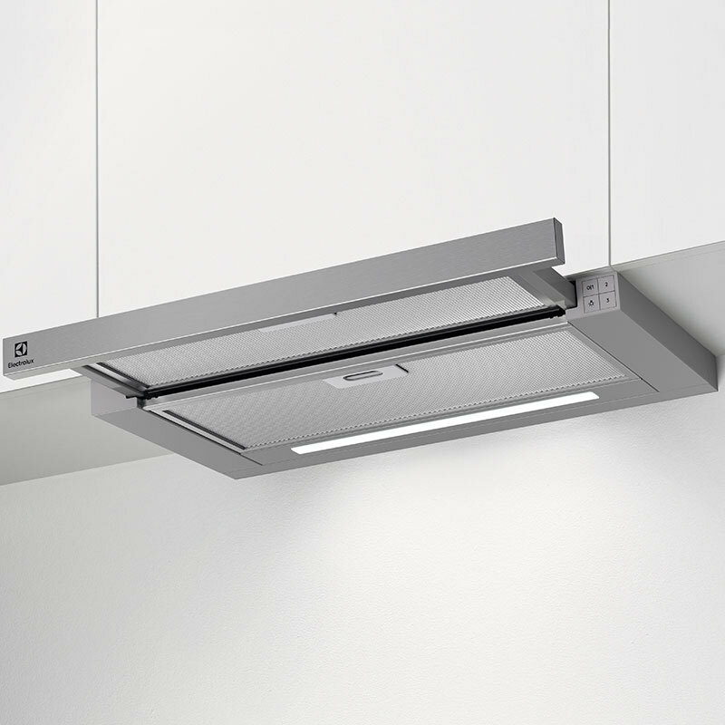 Campana telescópica Electrolux LFP416X – Bajo mueble, 440 m³/h, Inox