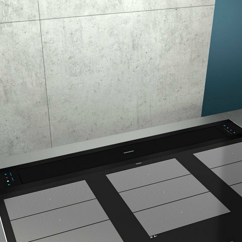 Extractor telescópico de encimera 90 cm Siemens LD98WMM60 – 833 m³/h, Isla, Home Connect