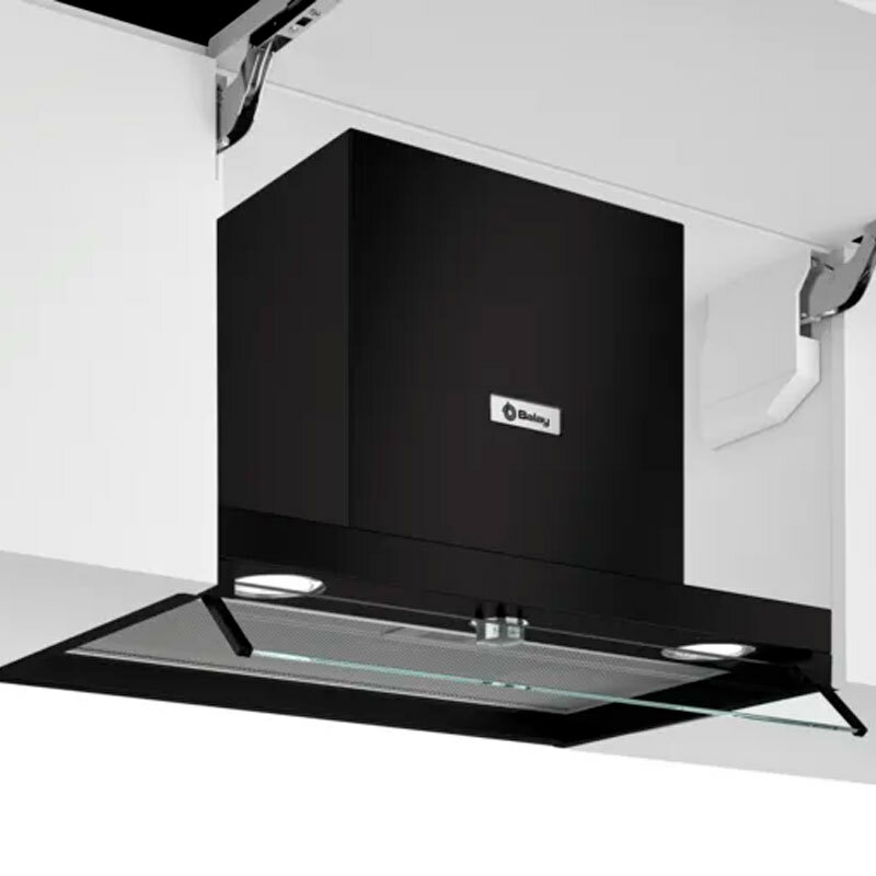 Campana integrable Balay 3BD866MN – 620 m³/h, Bajo mueble, Negro