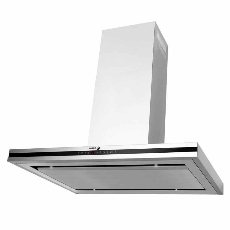Campana de isla Fagor 3CFB9000IX – 702 m³/h, Clase A, Control táctil