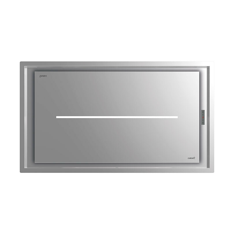 Campana extractora isla Cata ISLA BENNU SLIM 1200 X – 620 m³/h, Inox, Mixta