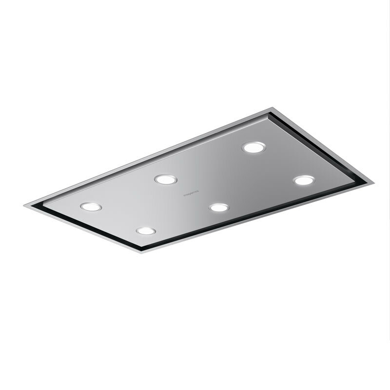 Campana de isla Mepamsa Eden 90 Inox – 750 m³/h, Clase A, 90 cm Inox