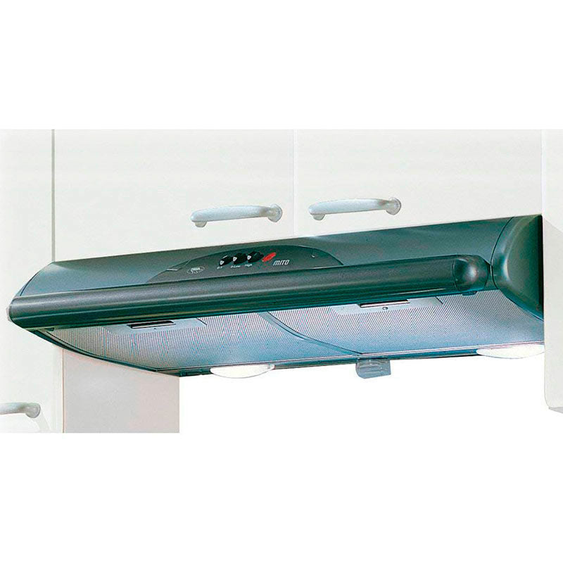 Campana extractora bajo mueble Mepamsa MITO 60 – 490 m³/h, 2 motores, filtros aluminio lavables