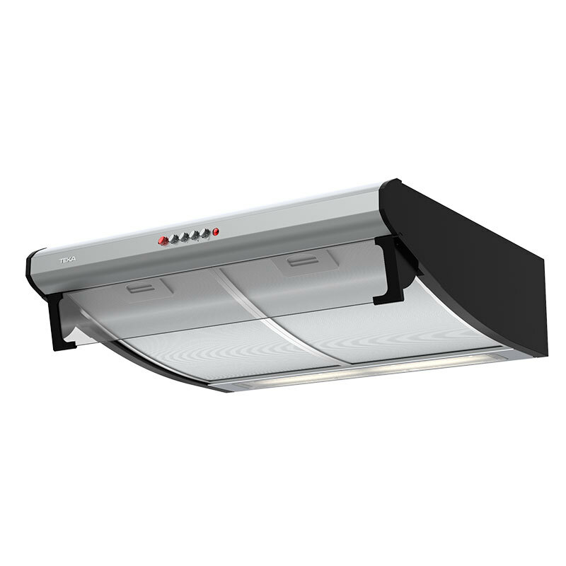 Campana extractora bajo mueble Teka C 6310 – 60 cm, 235 m³/h, Inox anti-huella