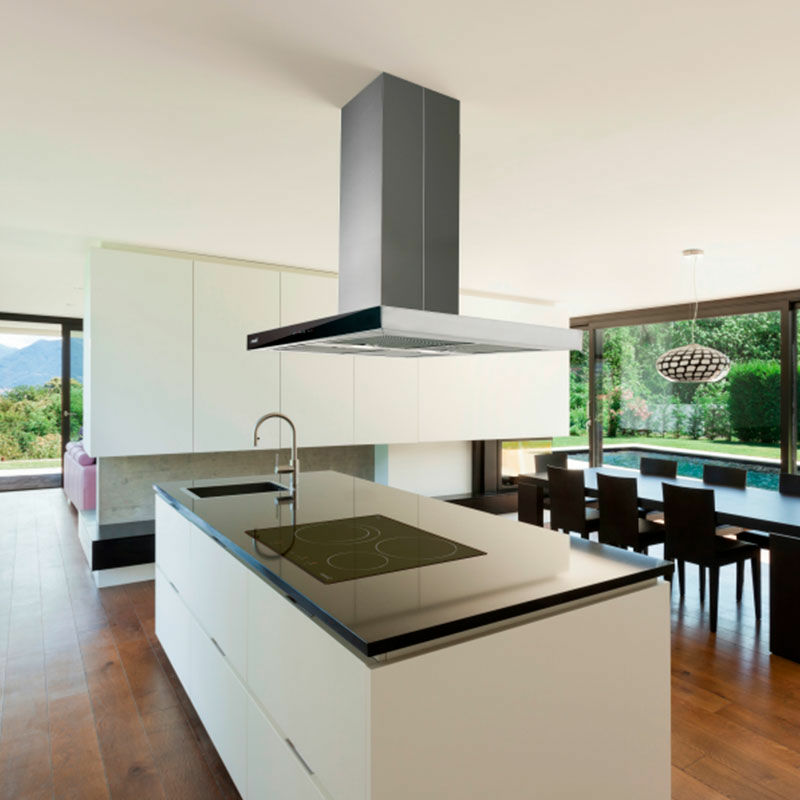 Campana de isla CATA ISLA LEGEND 900 XGBK – 820 m³/h, Motor brushless, Clase A+