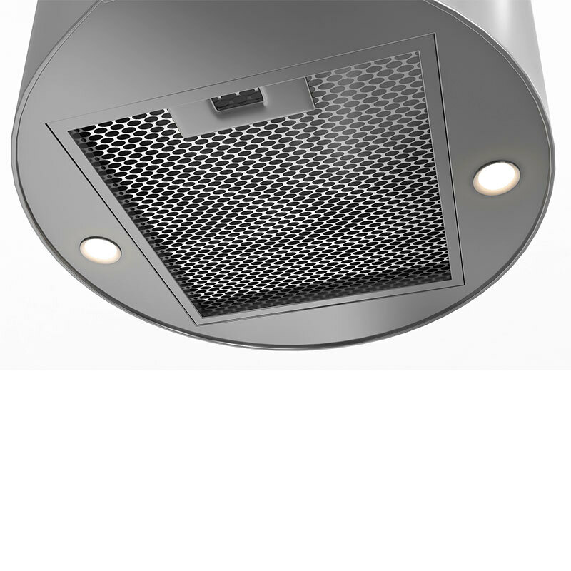 Campana de isla Teka CC 485 – Clase A, 771 m³/h, Inox