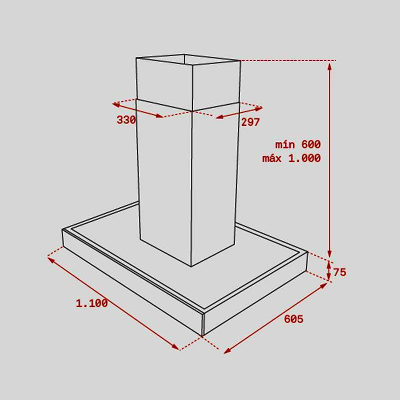 Campana de isla Teka DPL ISLA 1185 – Clase A, 782 m³/h, Silenciosa 69 dB