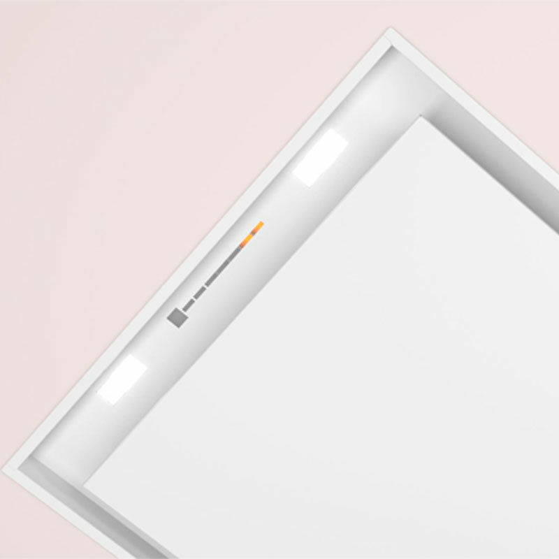 Campana de techo Balay 3BE296HW – Empotrada, 734 m³/h, Home Connect