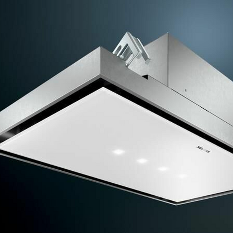Campana de techo Siemens LR96CBS20 – Empotrada, 734 m³/h, iQdrive 10 años
