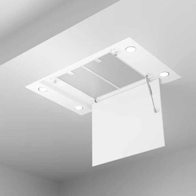 Campana extractora de techo Teka DHT 96340 WH – 90 cm, 650 m³/h, aspiración perimetral