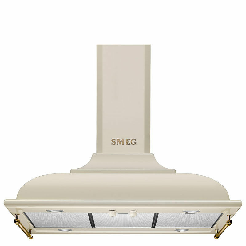 Campana de isla Smeg KCI19POE – 90 cm, 820 m³/h, Clase A
