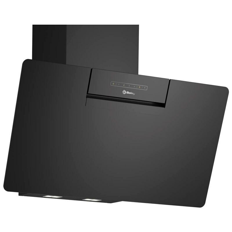 Campana decorativa de pared Balay 3BC587GNH – 80 cm, Cristal negro, Motor ExtraSilencio