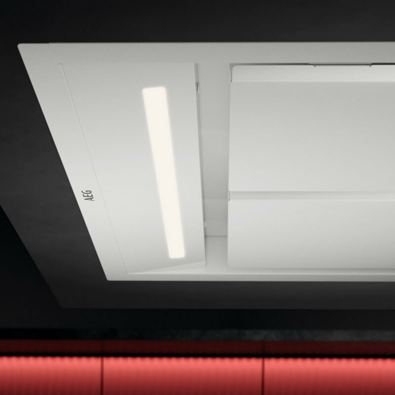 Campana extractora de techo AEG NDC7792SW – 90 cm, 715 m³/h, Silenciosa