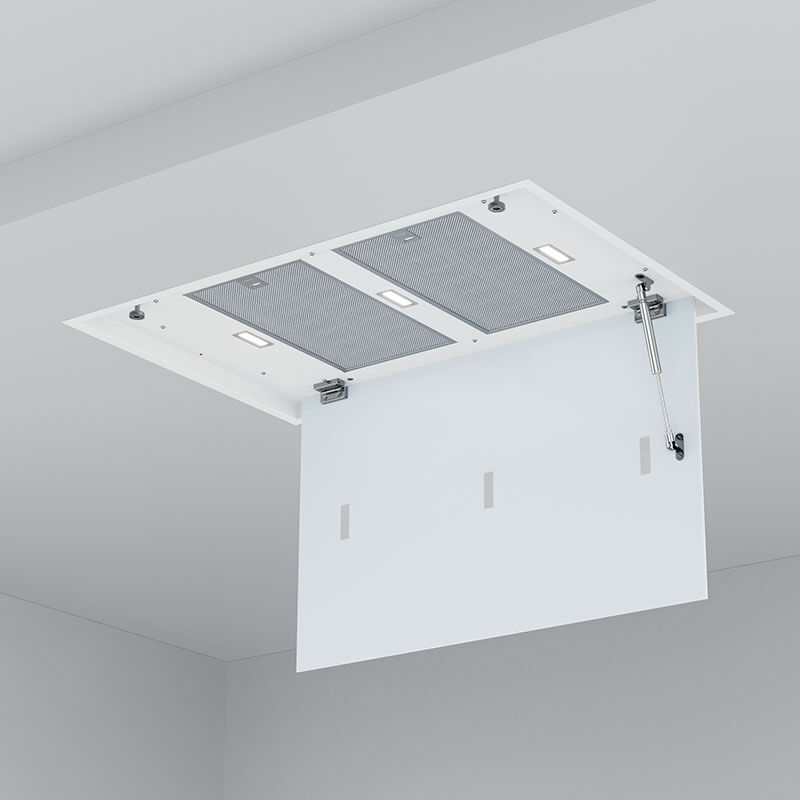 Campana de techo empotrada Teka DHT 97670 ROS WH – 808 m³/h, Aspiración perimetral, Clase A++