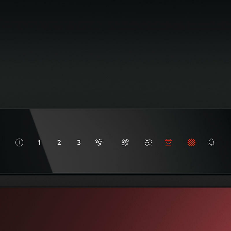 Campana extractora de pared AEG GB87D91CB – 90 cm, 760 m³/h, Silenciosa