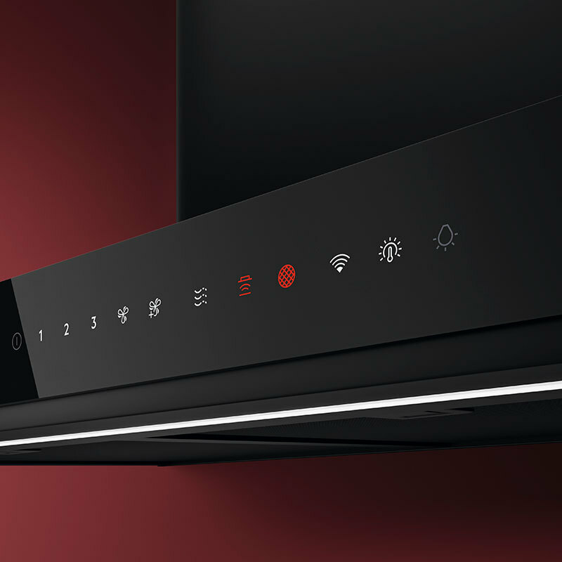 Campana extractora de pared AEG GB87D91CB – 90 cm, 760 m³/h, Silenciosa