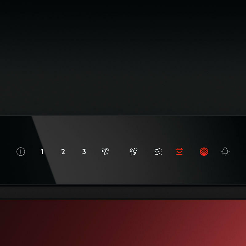 Campana de isla AEG GI87D91CB – 760 m³/h, A+, 90 cm