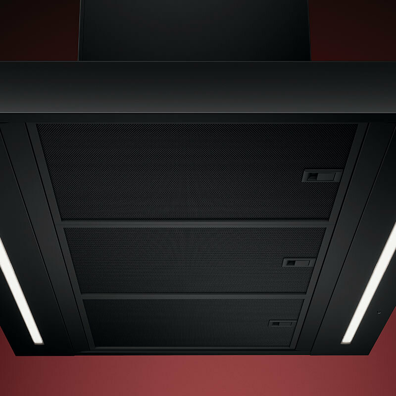 Campana de isla AEG GI87D91CB – 760 m³/h, A+, 90 cm