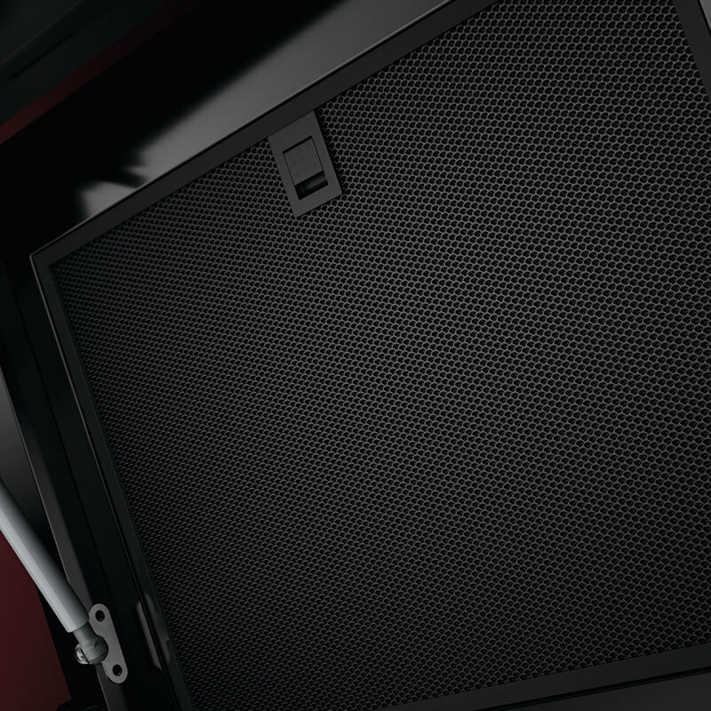 Campana extractora decorativa AEG GV77D61SB – 60 cm, 760 m³/h, A+