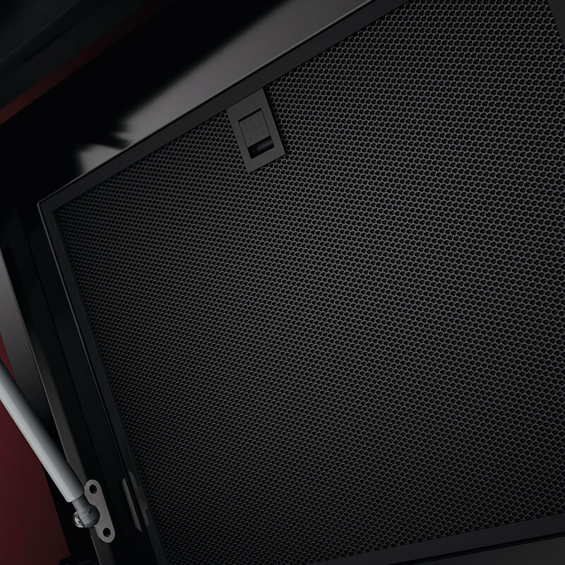 Campana decorativa de pared AEG GV77D91SB – 90 cm, 760 m³/h, SilenceTech