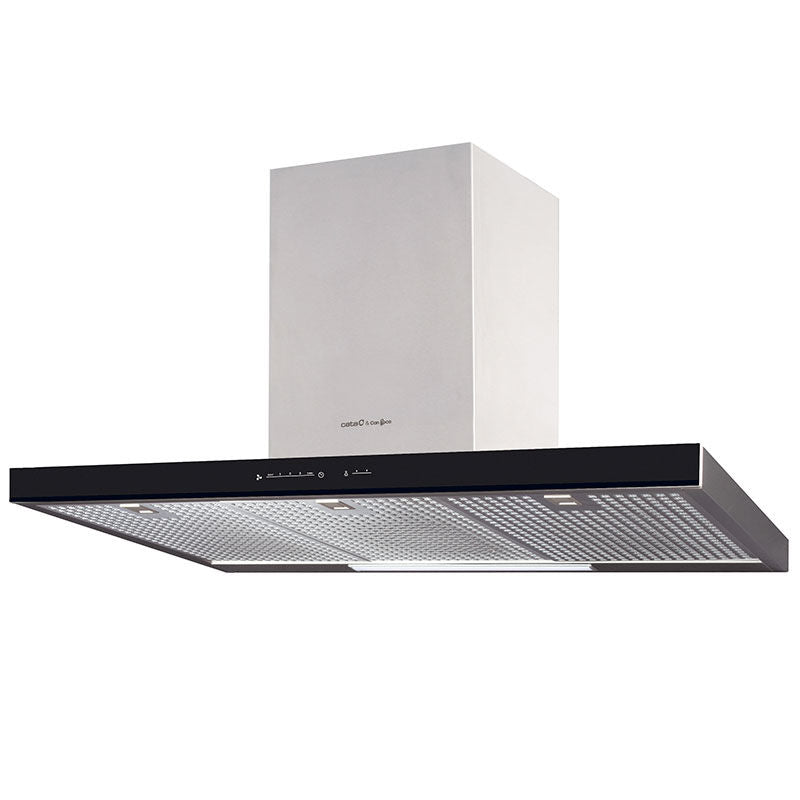 Campana decorativa de pared Cata GLADIUS PRO SILENCE 900 XGBK – 865 m³/h, Silenciosa, Filtros inox lavables