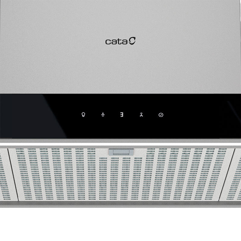 Campana extractora decorativa Cata LEGEND 9010XGBK – Pared, Blanca, Decorativa