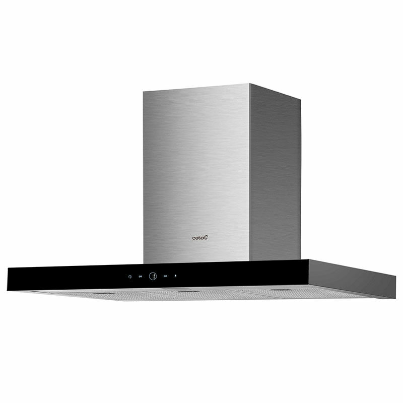 Campana decorativa de pared Cata LEGEND 9000 XGBK – 90 cm, 530 m³/h, A++