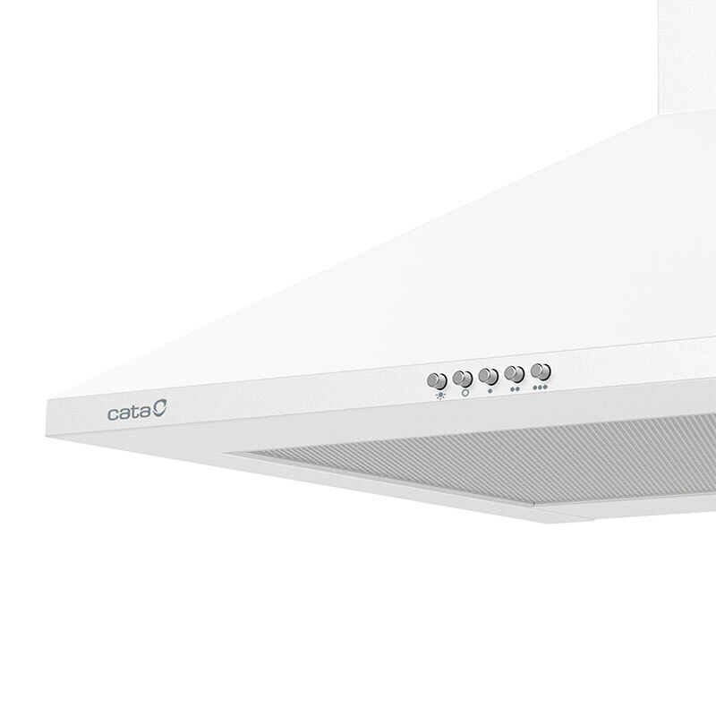 Campana decorativa de pared Cata OMEGA II 600 WH – 645 m³/h, 60 cm, LED