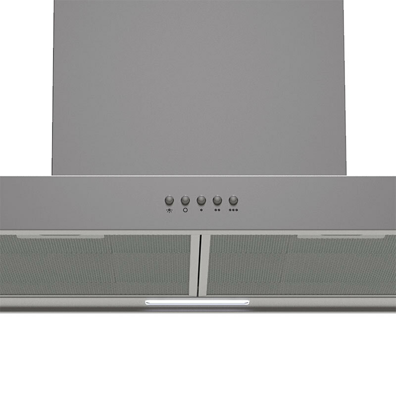 Campana decorativa de pared Cata S PLUS 6010 X – 60 cm, 637 m³/h, Acero inoxidable