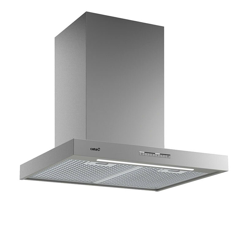 Campana decorativa de pared Cata SYGMA 6010 X – 802 m³/h, silenciosa, Clase A