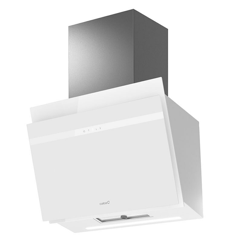 Campana decorativa de pared Cata Thalassa EVO 600 GWH – 60 cm, Brushless 1037,5 m³/h, Clase A++