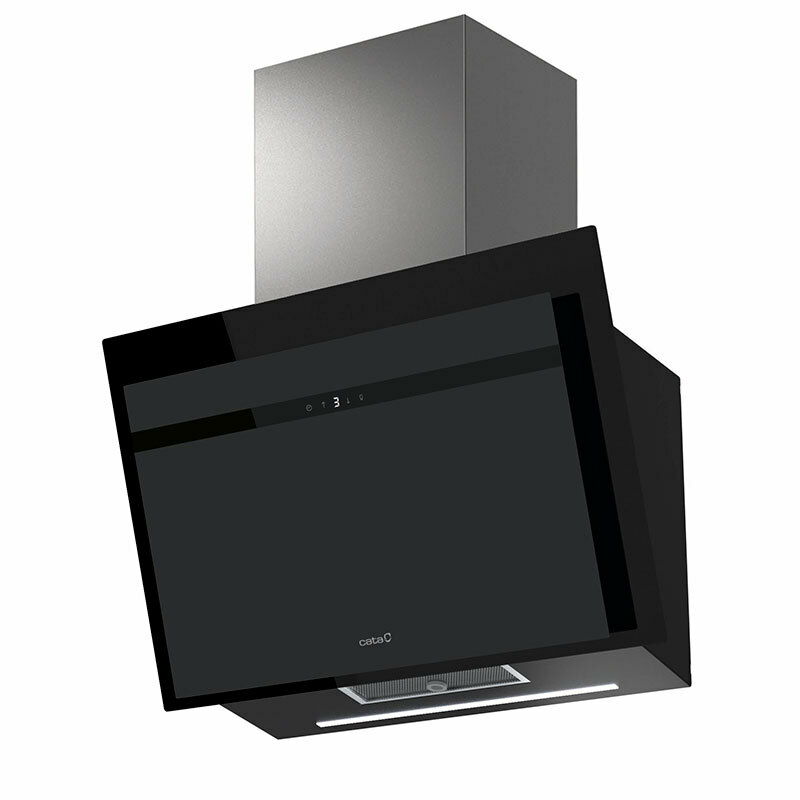 Campana decorativa de pared Cata THALASSA EVO 700 GBK – 1016 m³/h, A++, LED regulable