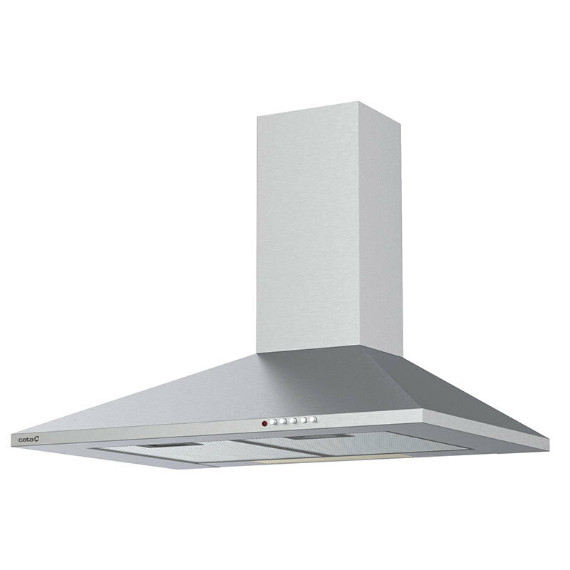 Campana decorativa de pared Cata VK-6000 X – 480 m³/h, LED, filtros lavables