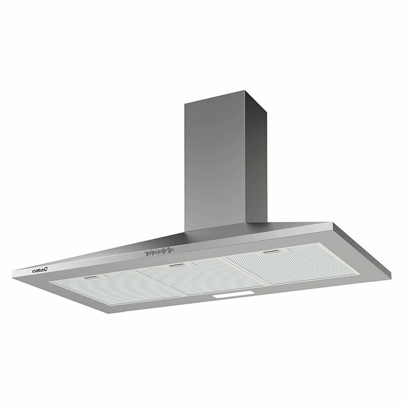 Campana decorativa de pared Cata VK 9000 X – 90 cm, 477 m³/h, Clase A