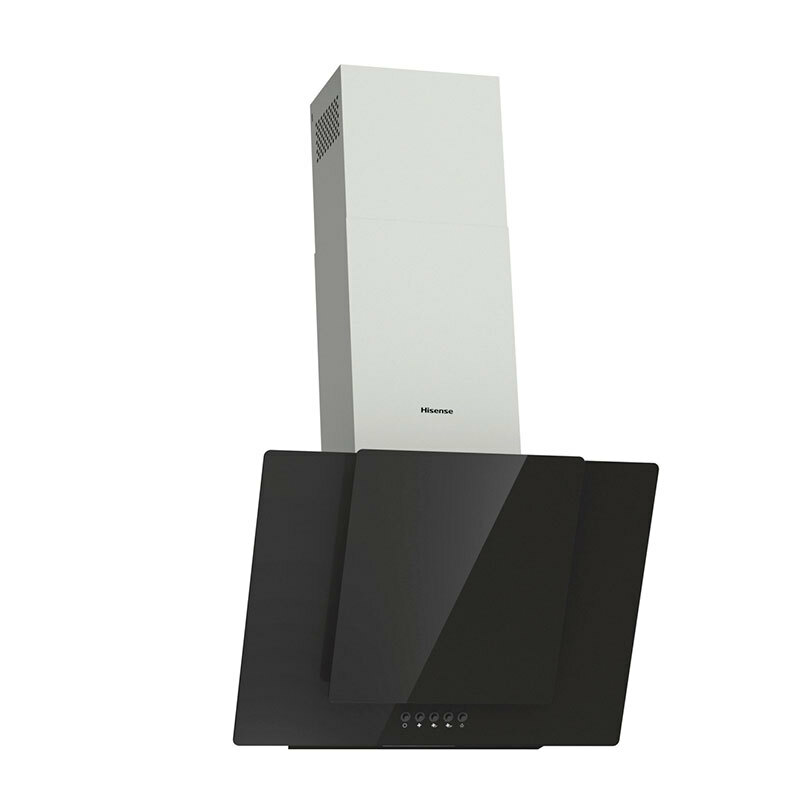 Campana decorativa de pared Hisense CH6IN6BXBG – 60 cm, 650 m³/h, Evacuación/Recirculación