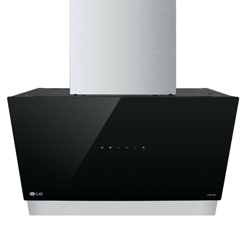 Campana inclinada de pared LG HCEZ2428B – 800 m³/h, Wi‑Fi ThinQ, Filtros lavables
