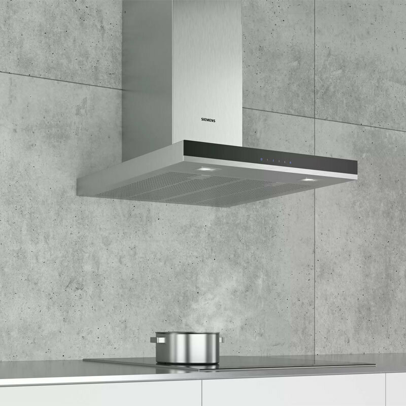 Campana decorativa de pared Siemens LC67BHM50 – 60 cm, Inox, 459/752 m³/h