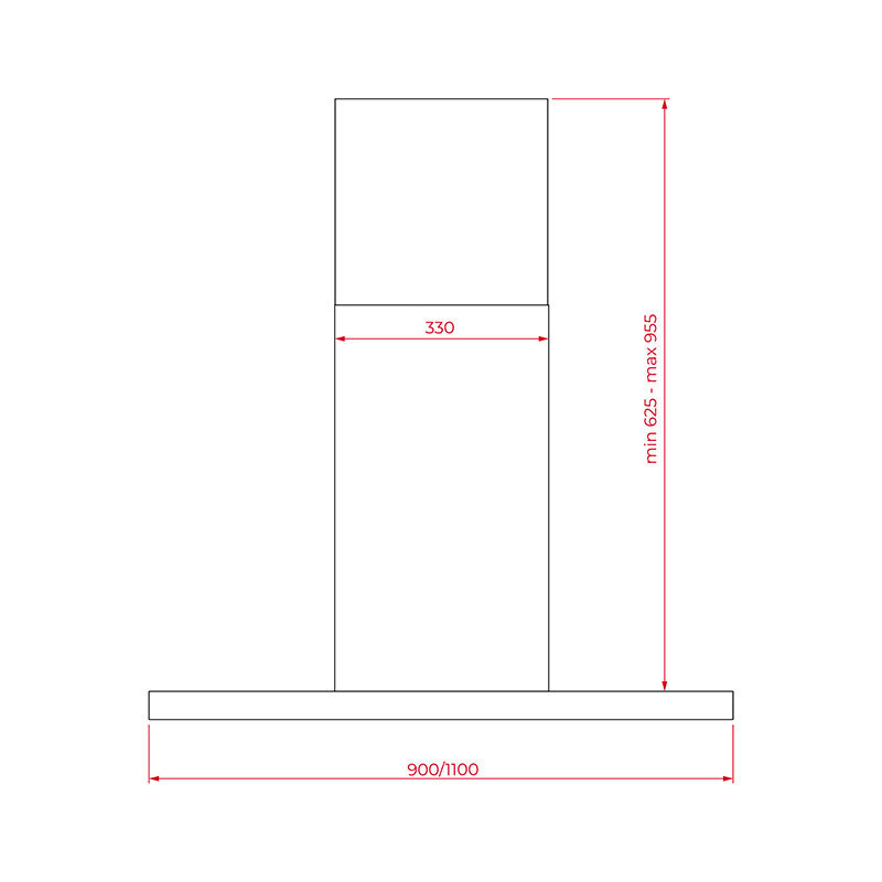 Campana pared Teka DHP98760 CONECT – Wi‑Fi HobToHood, A+++, 883 m³/h
