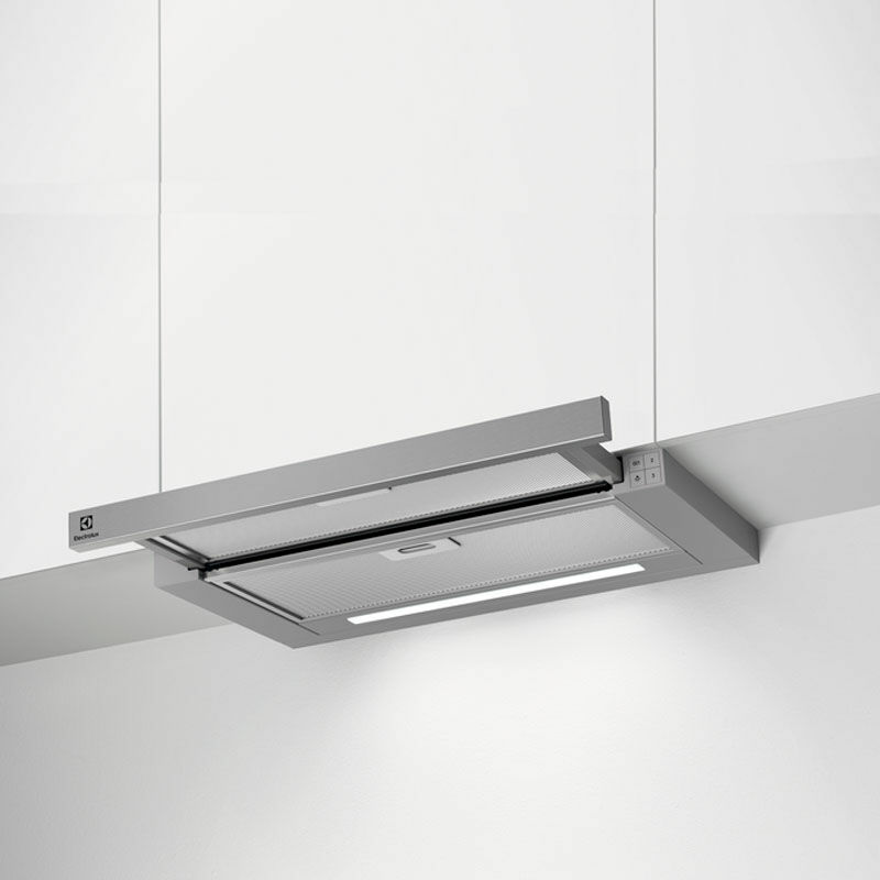 Campana telescópica Electrolux LFP616X – 60 cm, 600 m³/h, Clase A