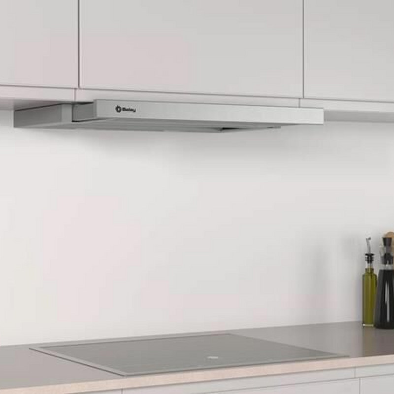 Campana telescópica Balay 3BT267MX – Bajo mueble, 399 m³/h (728 intensivo), LED
