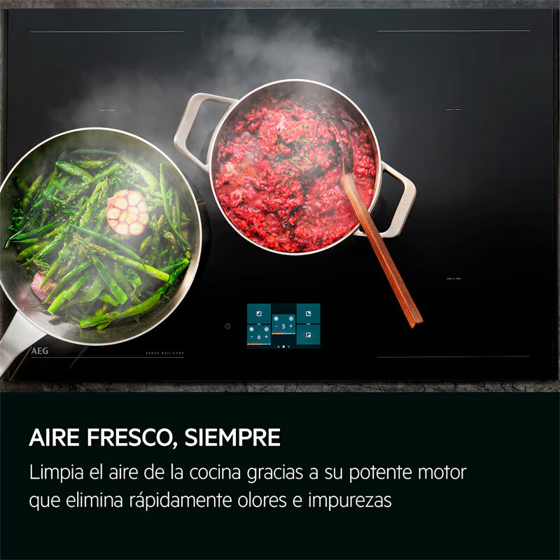 Campana extractora integrable AEG GDE689HM – 90 cm, 750 m³/h, Clase A