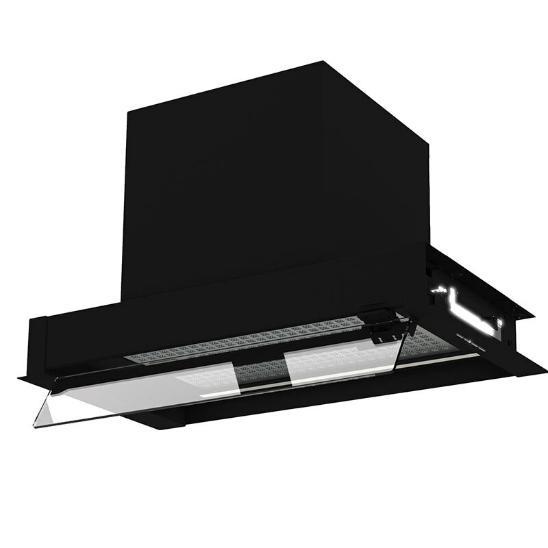 Campana integrable Cata CORONA 60 BK – Bajo mueble, 850 m³/h, Clase A